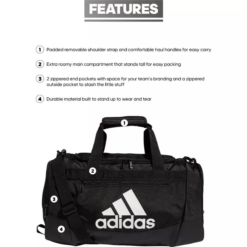 NWT Adidas Defender IV Small Duffle